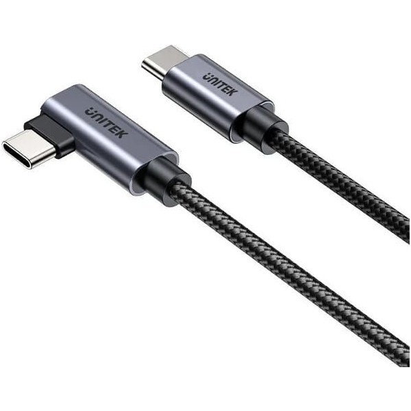Unıtek Type-C Hızlı Şarj Kablosu 90 Derece 2 Metre 100W (C14123BK-2M) Bilgisayar Çevirici ve Adaptörü Fiyatı
