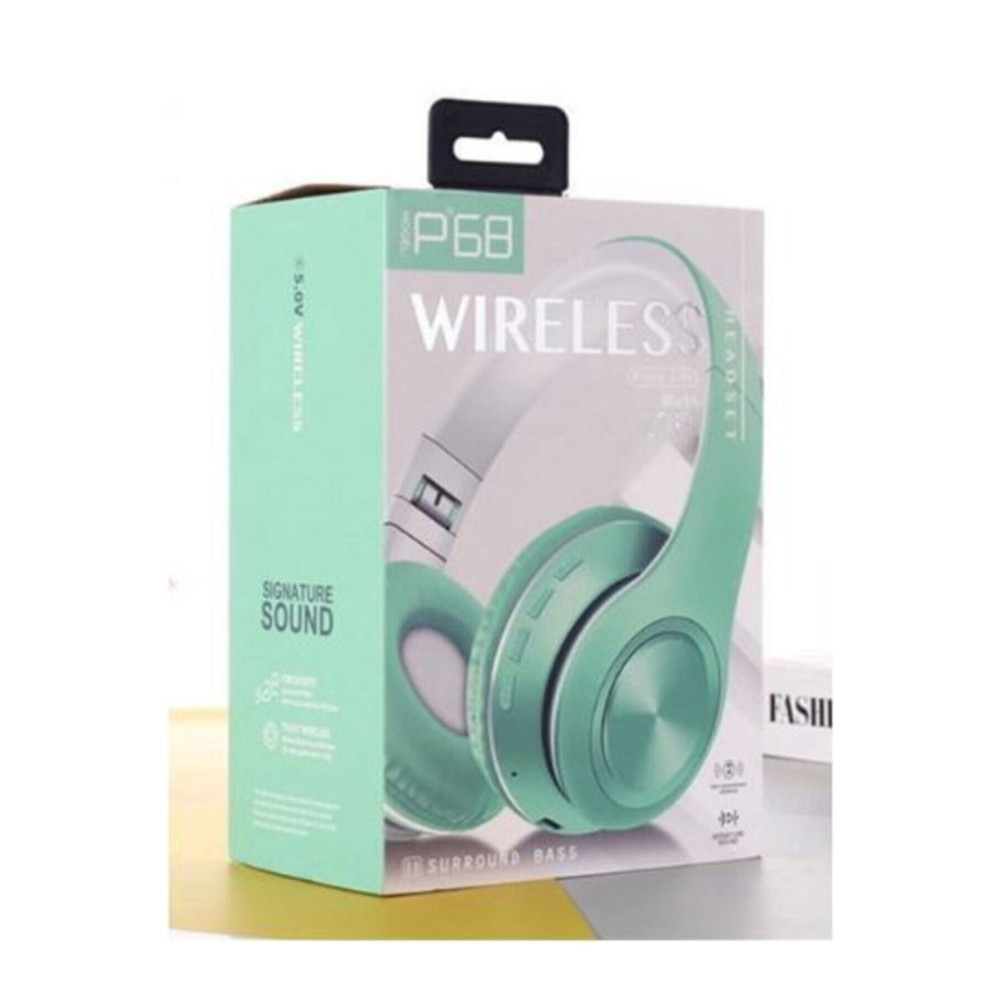 Universal Bluetooth Kablosuz Stereo Kulaklık (YEŞİL) Kulak Üstü Kulaklık Fiyatı