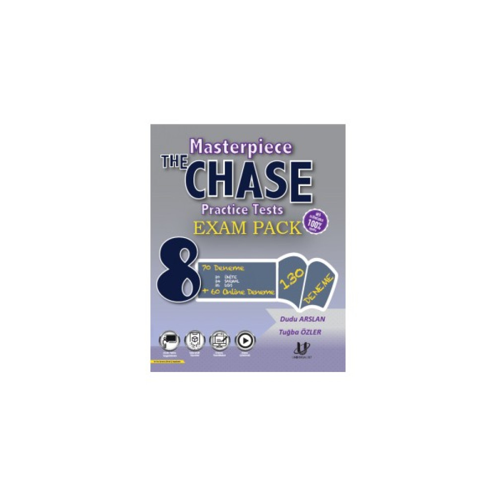 Universal ELT Chase 8 Exam Pack Masterpiece Practice Tests 70 Deneme Kaynak Kitapları Fiyatı