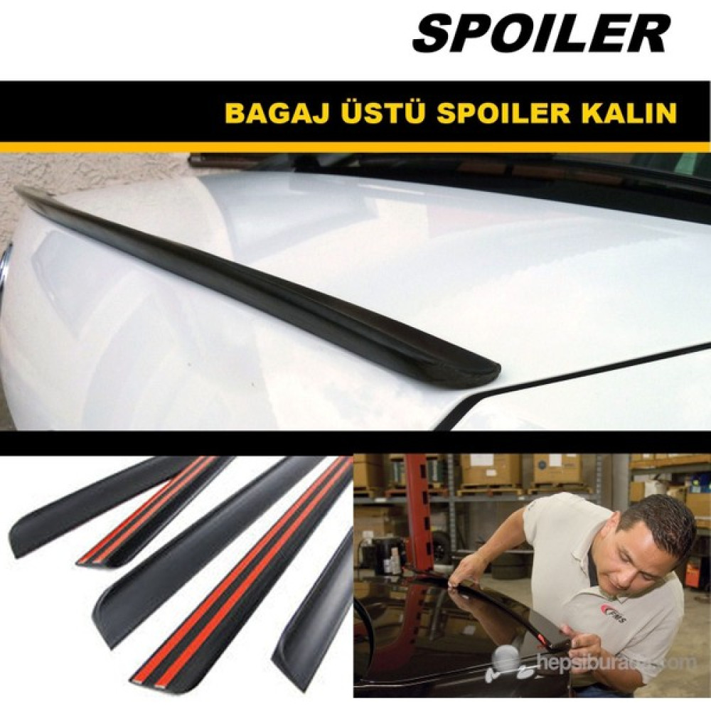 Universal Uyumlu Bagaj Üstü Spoıler 3,6 cm - 135 cm Tuning - Modifiye Fiyatı