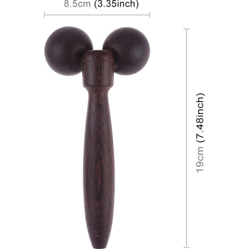 Universal Wenge Masif Ahşap Manuel Roller Masajı Siyah (Yurt Dışından) Masaj Cihazları Fiyatı