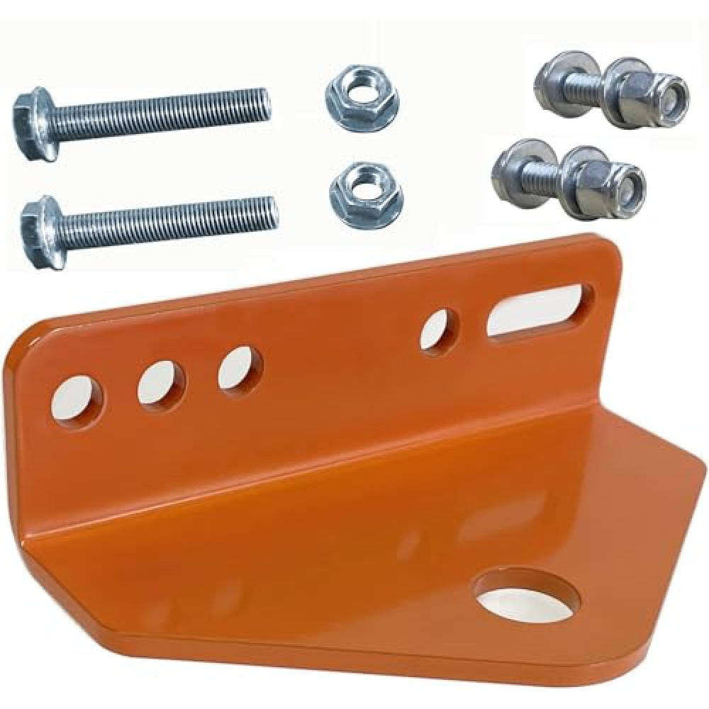 Universal Zero Turn Mower Trailer Hitch - 3/16'' Thick and Heavy Duty Steel Lawn Trailer Hitch Mount (3"-5"), Golf Cart Hitch Tow Hitch Mounting Hardware Included