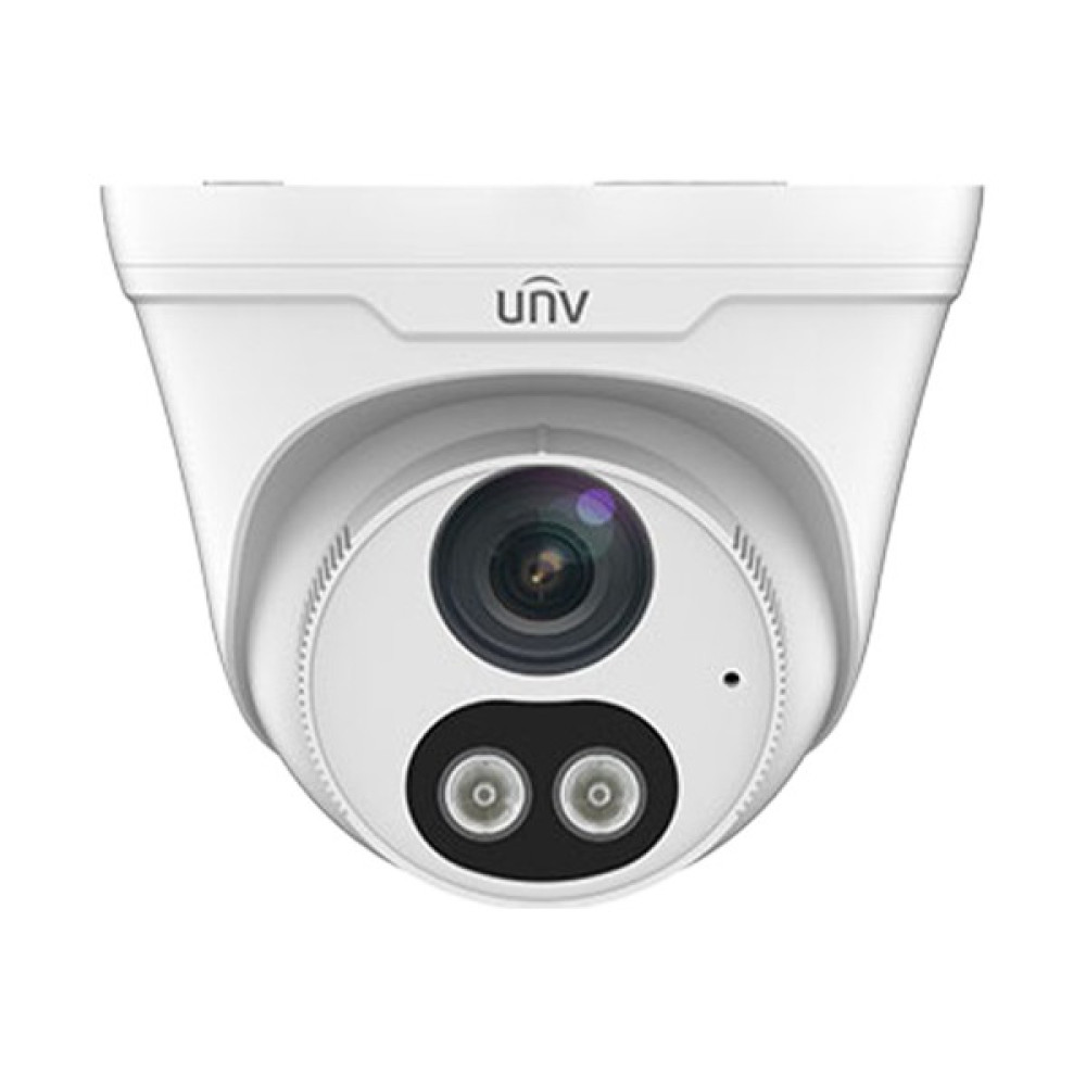 Uniview IPC3612LE-ADF28KC-WL 2mp 2.8mm Sabit Lens Dahili Sesli H.265+ Colorhunter Ip Dome Kamera - Beyaz Güvenlik Kameraları Fiyatı