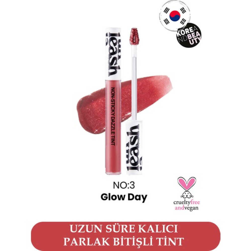 Unleashia - Non-Sticky Dazzle Tint No: 03 Glow Day, Işıltı ve Dolgunluk Veren Dudak Parlatıcısı Rujlar & Dudak Parlatıcıları Fiyatı