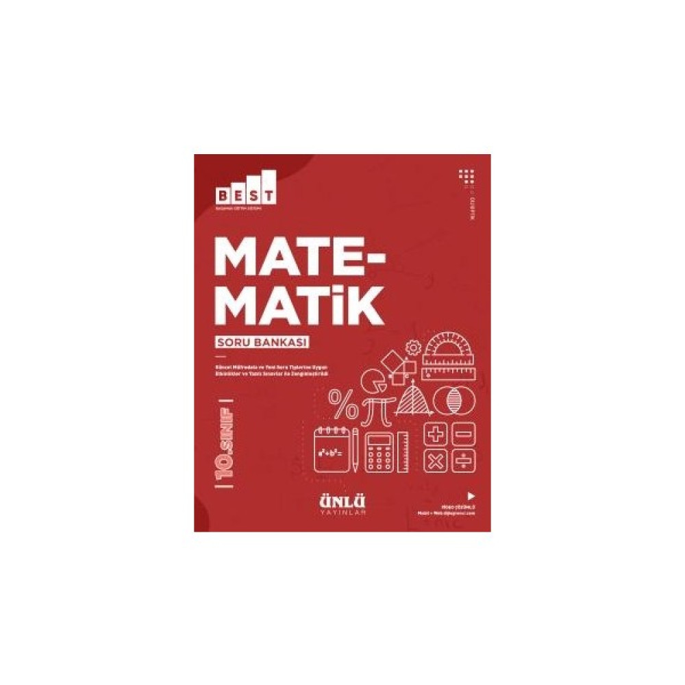 Ünlü 10. Sınıf Best Matematik Soru Bankası Matematik Fiyatı