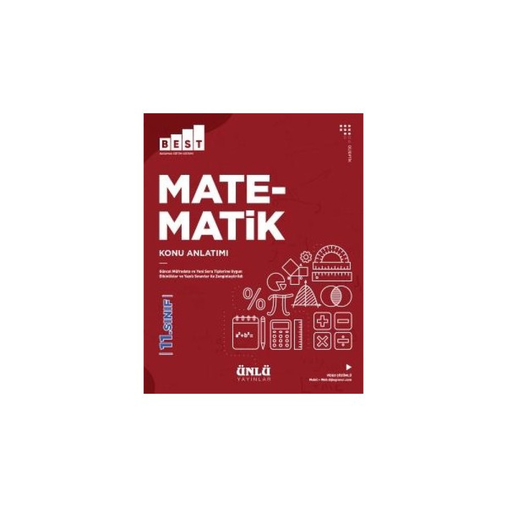 Ünlü 11. Sınıf Best Matematik Konu Anlatım Matematik Fiyatı