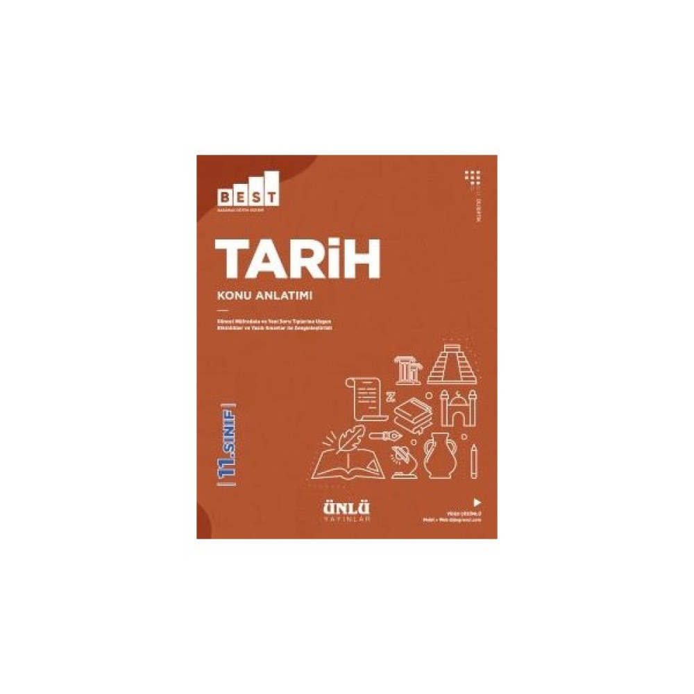 Ünlü 11. Sınıf Best Tarih Konu Anlatım Ders Sınav Kitapları Fiyatı
