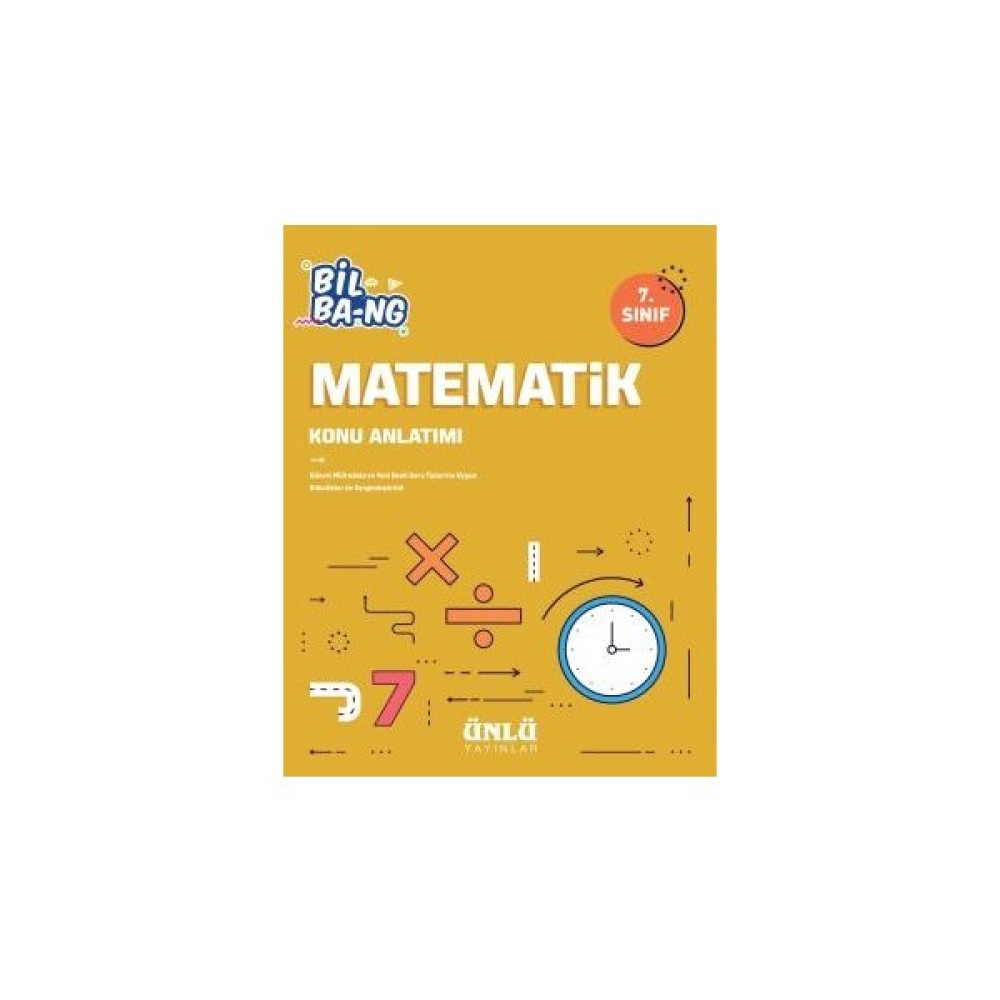 Ünlü 7. Sınıf Bil Ba-Ng Matematik Konu Anlatımı Matematik Fiyatı