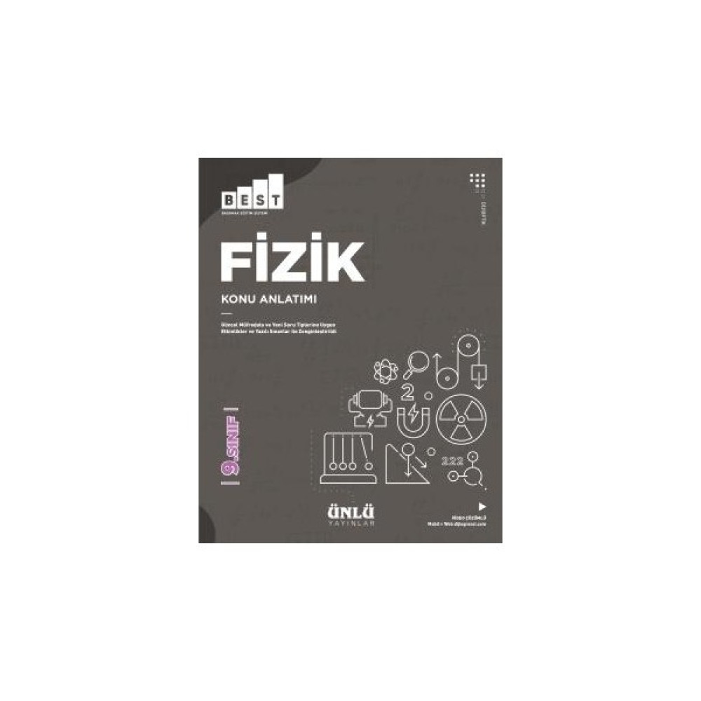 Ünlü 9.Sınıf Best Fizik Konu Anlatım Fizik Fiyatı
