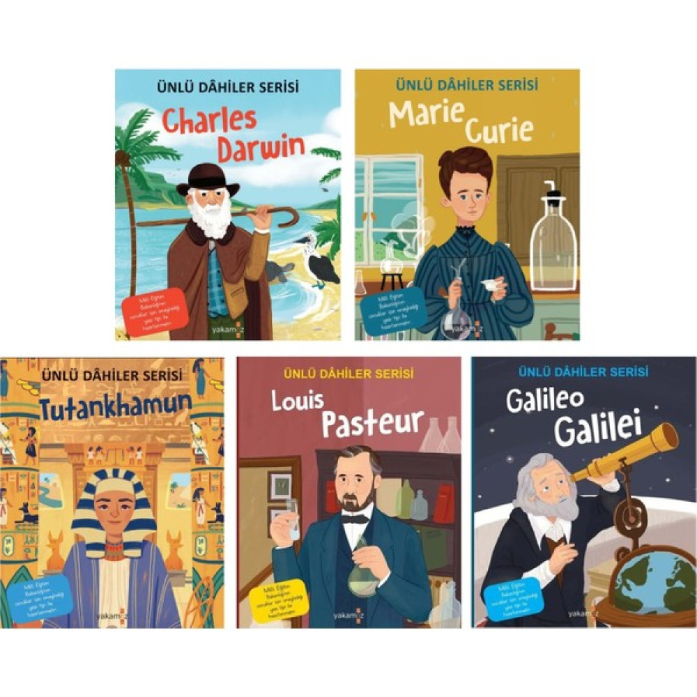 Ünlü Dahiler Serisi (5 Kitap) Bilim & Teknik Fiyatı