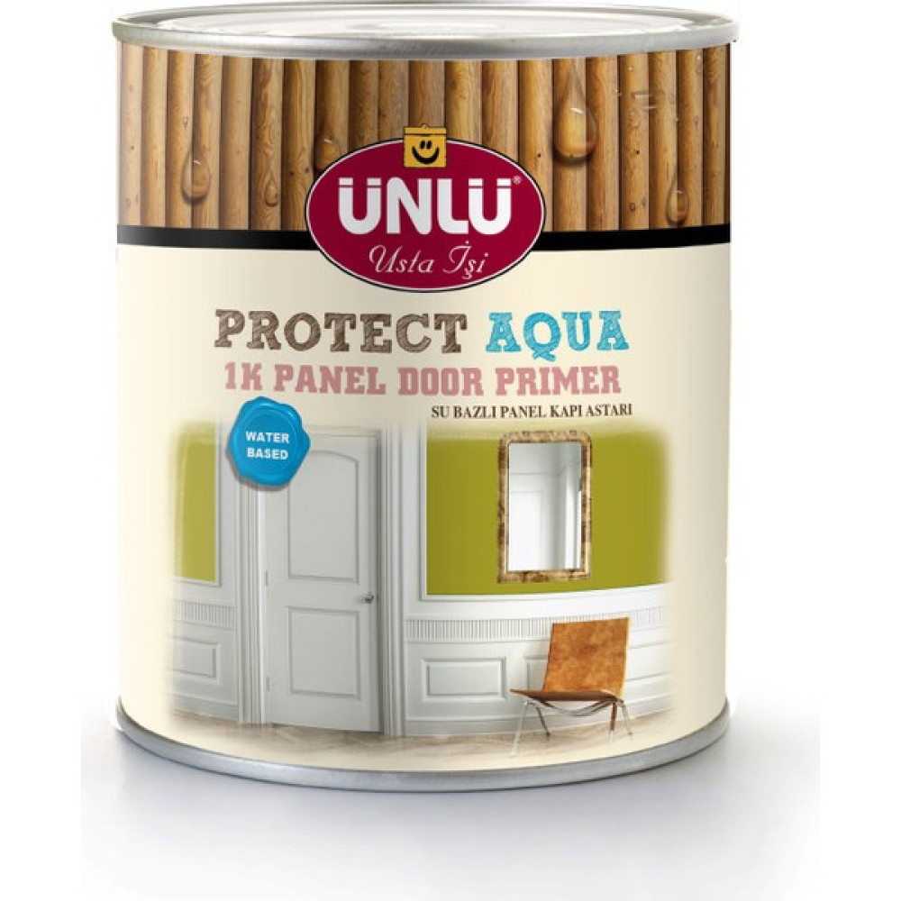 Ünlü Protect Aqua Su Bazlı 1k Panel Kapı Astarı - Beyaz - 0,9Lt Boyalar & Boyacı Aletleri Fiyatı