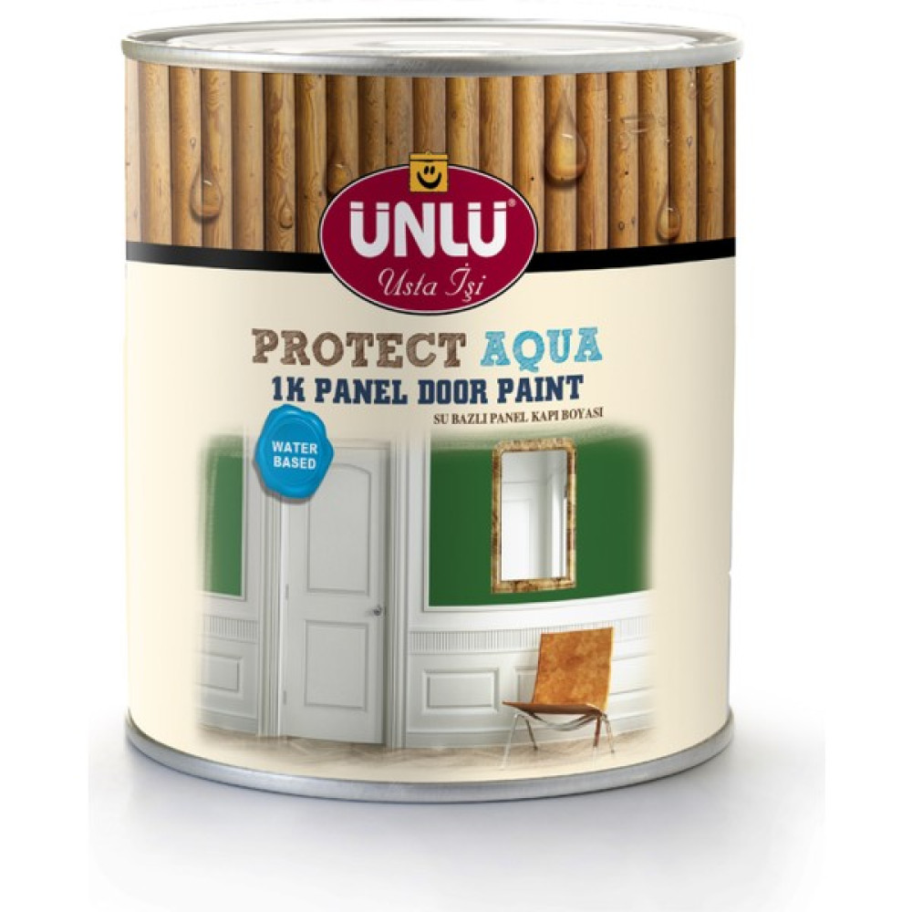 Ünlü Protect Aqua Su Bazlı 1k Panel Kapı Boyası - Beyaz - 0,9Lt İç Cephe Duvar Boyası Fiyatı