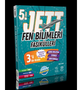 Ünlüler Karması 5. Sınıf Jett Fen Bilimleri Fasikülleri Soru Bankası Fen - Bilişim ve Teknoloji Fiyatı
