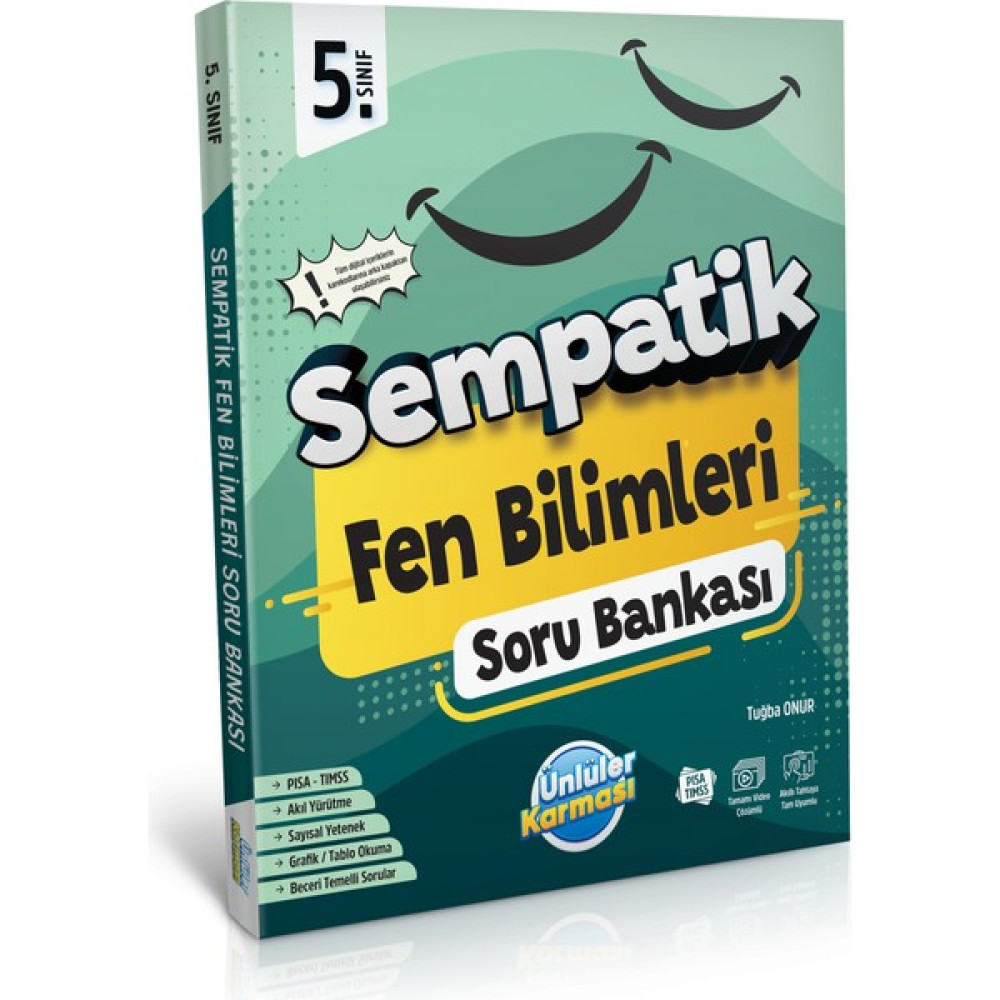 Ünlüler Karması 5. Sınıf Sempatik Fen Bilimleri Soru Bankası Kaynak Kitapları Fiyatı