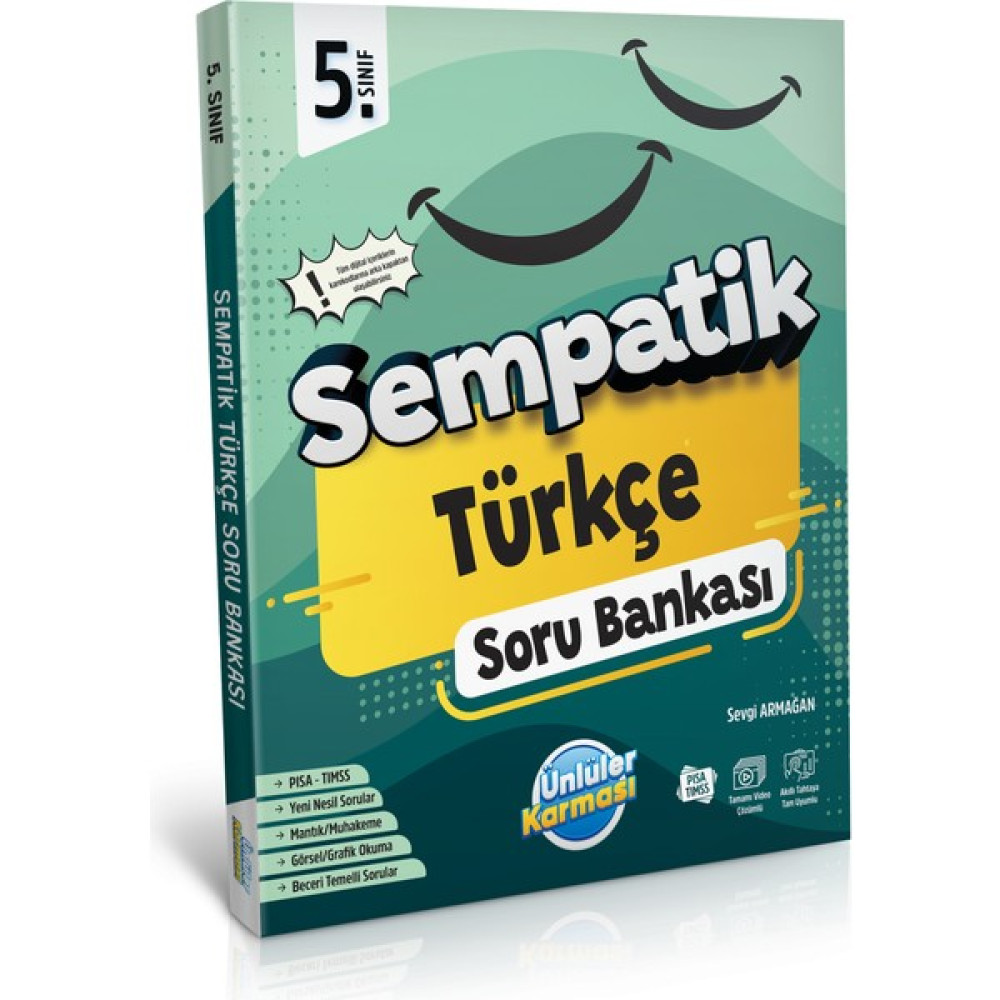 Ünlüler Karması 5. Sınıf Sempatik Türkçe Soru Bankası Kaynak Kitapları Fiyatı