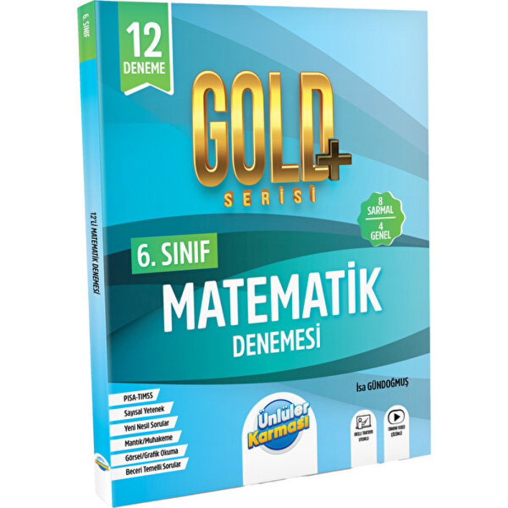 Ünlüler Karması 6. Sınıf Gold Serisi Matematik Denemesi Kaynak Kitapları Fiyatı