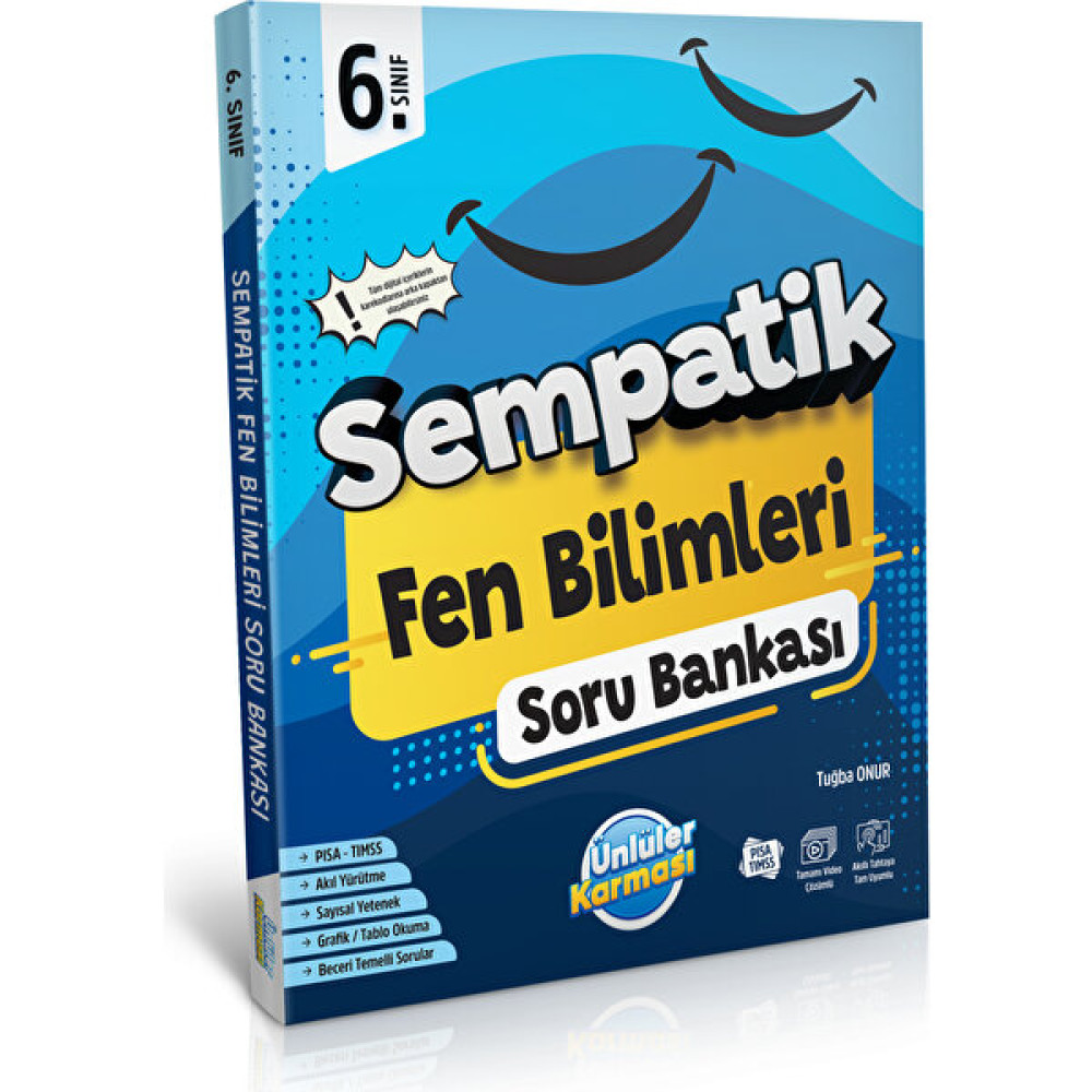 Ünlüler Karması 6. Sınıf Sempatik Fen Bilimleri Soru Bankası Kaynak Kitapları Fiyatı