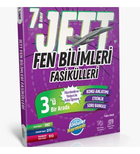 Ünlüler Karması 7. Sınıf Jett Fen Bilimleri Fasikülleri Ders Sınav Kitapları Fiyatı