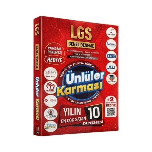 Ünlüler Karması 8. Sınıf Lgs Ünlüler Karması 10 Lu Deneme Diğer Fiyatı