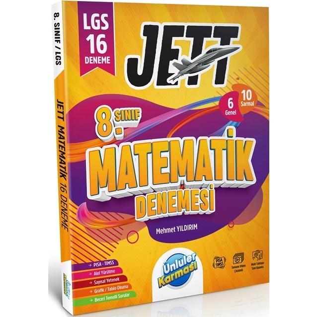 Ünlüler Karması LGS Jett Matematik 16 Deneme Sınavı Ünlüler Karma - belirtilmemiş Diğer Fiyatı