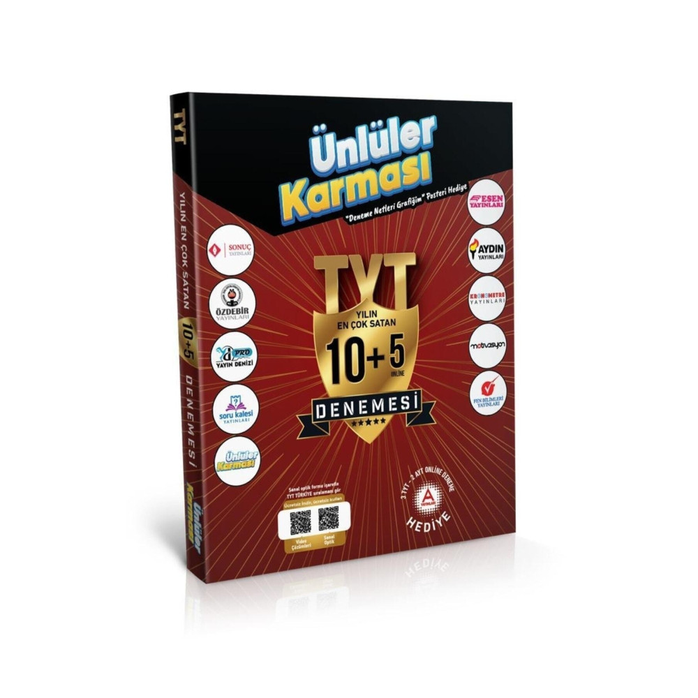 Ünlüler Karması Tyt Genel 10 5 Karma Deneme 2024 Basım Ders Sınav Kitapları Fiyatı