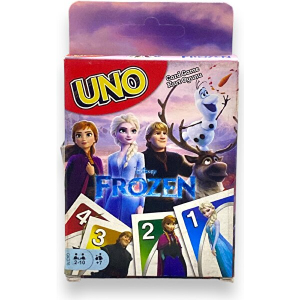 Uno Frozen Kartları (Özel Kural Içerir) 2-10 Oyuncu Oyun Takımları Fiyatı