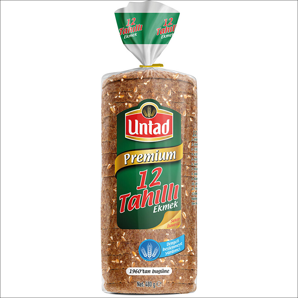 Untad 12 Tahıllı Ekmek 480 g Unlu Mamüller Fiyatı