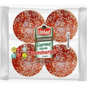Untad Gurme Büyük Hamburger Ekmeği 480 g Diğer Fiyatı