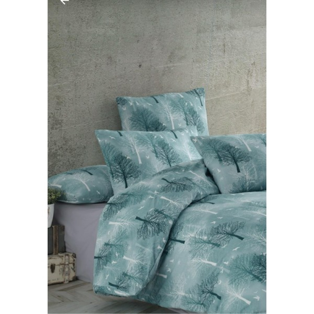 Üntaş Life Çift Kişilik Nevresim Seti 200 x 220 (Çarşaf Yok)Nevresim+2 Yastık Kılıfı Yeşil Ecağaç20 - Açık Yeşil - 200 x 220 cm Nevresim Takımı Fiyatı