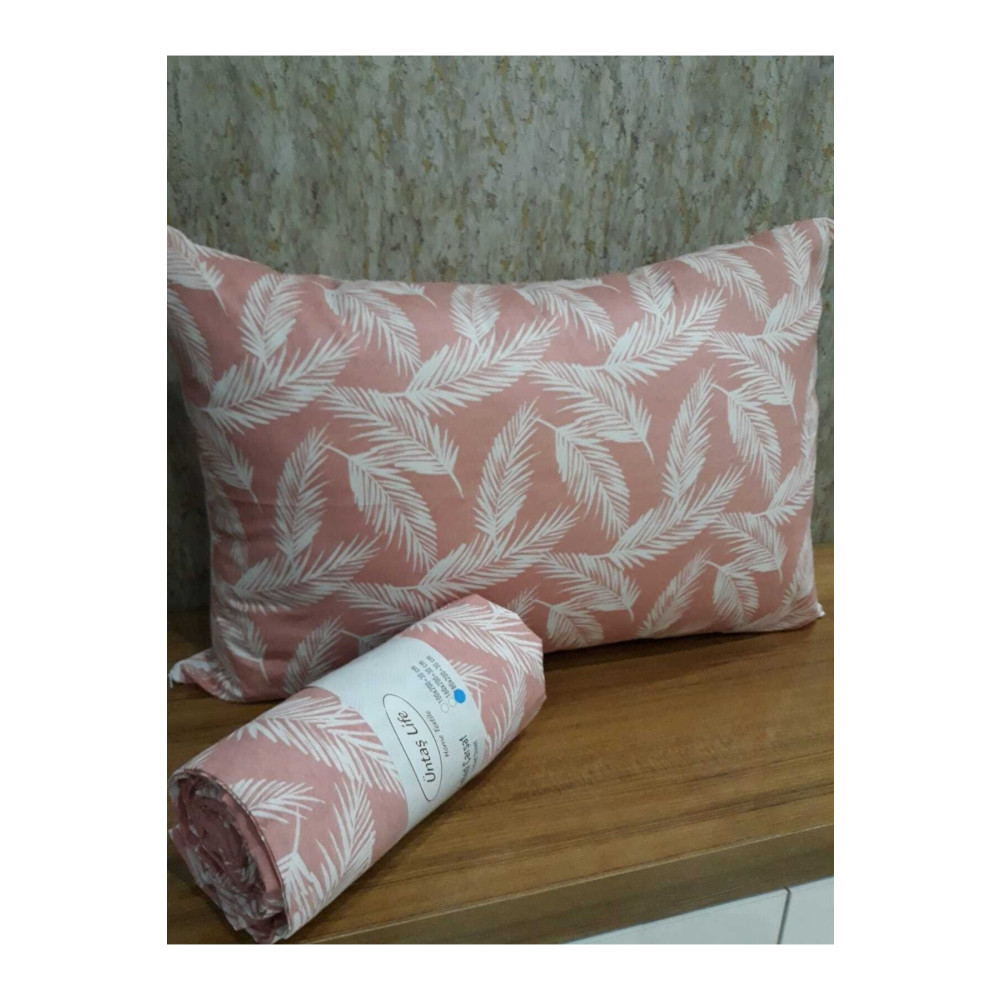 üntaş Life Pudra Tüy 160x200 Çift Kişilik Lastikli Çarşaf+2 Adet Yastık Kılıfı Ecpudratüy160 160 x 200 Beden Çarşaf Fiyatı