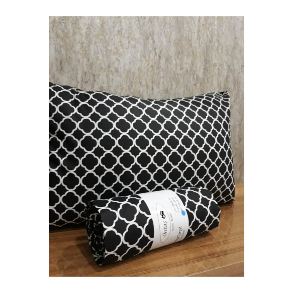 üntaş Life Siyah Damak 160x200 Çift Kişilik Lastikli Çarşaf+2 Adet Yastık Kılıfı Ecsiyahdamak160 160 x 200 Beden Çarşaf Fiyatı