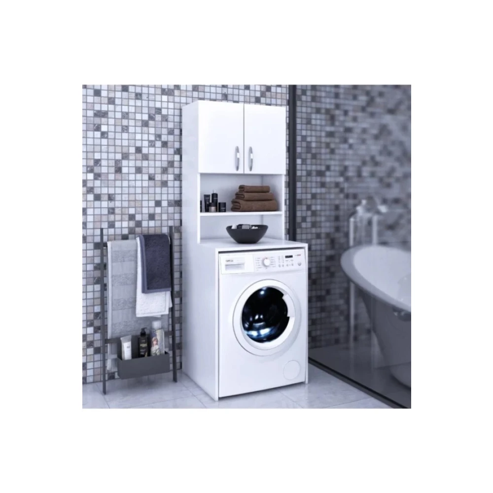 Unuvar Konsept Camasir Makinesi Dolabi Banyo Dolabi Rafli Yeni Kapaklik2 Banyo Dolabı / Mobilyası Fiyatı