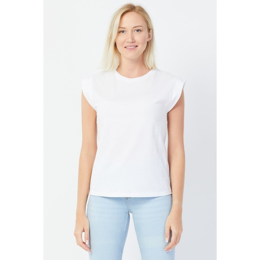 Unv Collection Kadın Beyaz Basic T-Shirt Bayan T-shirt Fiyatı
