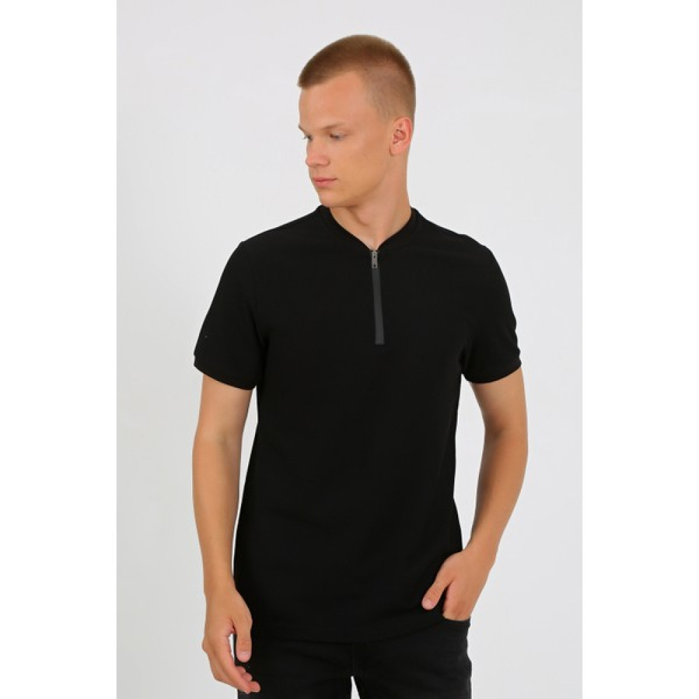 Uomo Park 2653 Yarım Fermuarlı Premium Kısa Kollu Regular Fit Erkek T-Shırt Erkek T-shirt Fiyatı