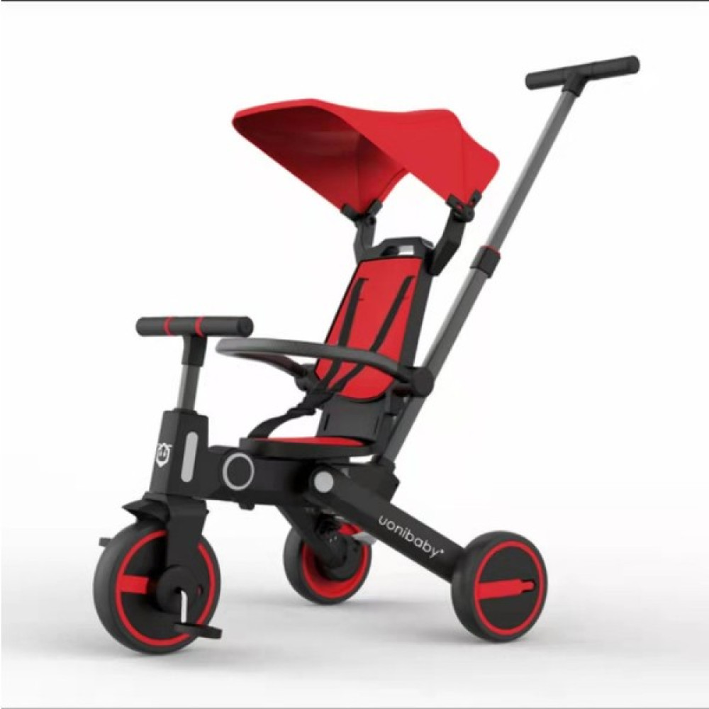 Uonibaby Hafif Katlanabilir Bebek Çocuk Üç Tekerlekli Bisikleti (Yurt Dışından) - Kırmızı Bebek Arabası ve Pusetler Fiyatı