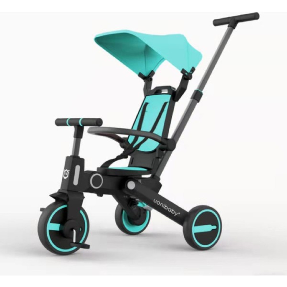 Uonibaby Hafif Katlanabilir Bebek Çocuk Üç Tekerlekli Bisikleti (Yurt Dışından) - Turkuaz Bebek Arabası ve Pusetler Fiyatı