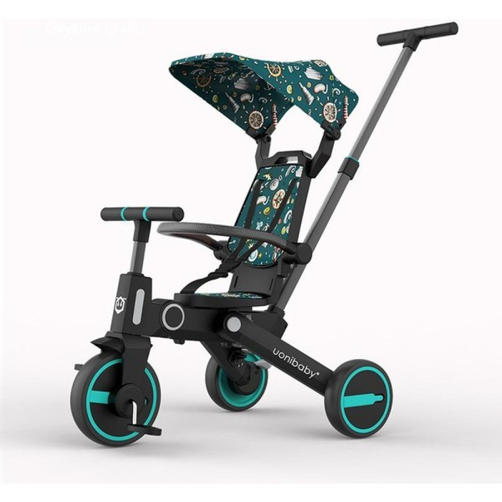 Uonibaby Yedisi Bir Arada Çocuk Üç Tekerlekli Bisikleti 1-3 Yaşında Katlanır Denge Bisikleti Bebek Arabası (Yurt Dışından) - Yeşil Açık Hava, Deniz ve Spor Oyuncakları Fiyatı