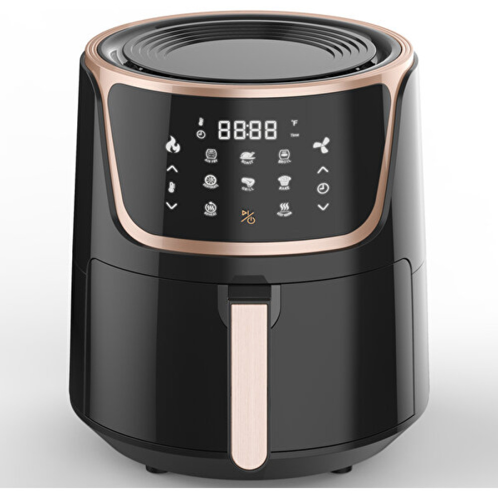 Upany Xxl Air Fryer 6,5 L Yağsız Fritöz Siyah - Siyah - Gold Fritözler Fiyatı