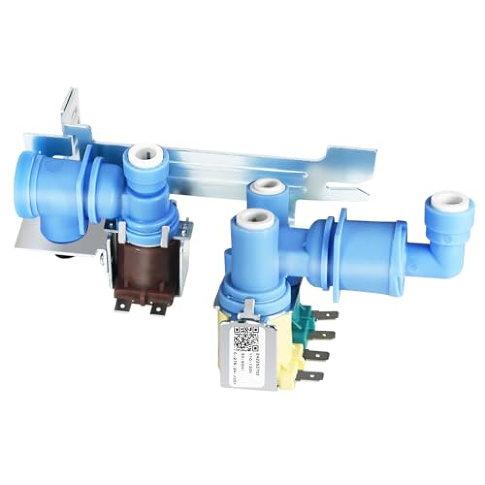 Upgraded 242252702 Triple Refrigerator Water Inlet Valve Compatible with Frigidaire Kenmore Electrolux Refrigerator Replace 240531101,241734301, 240321801,WV2702, 241636701, AP5671757, K-76150 etc.
