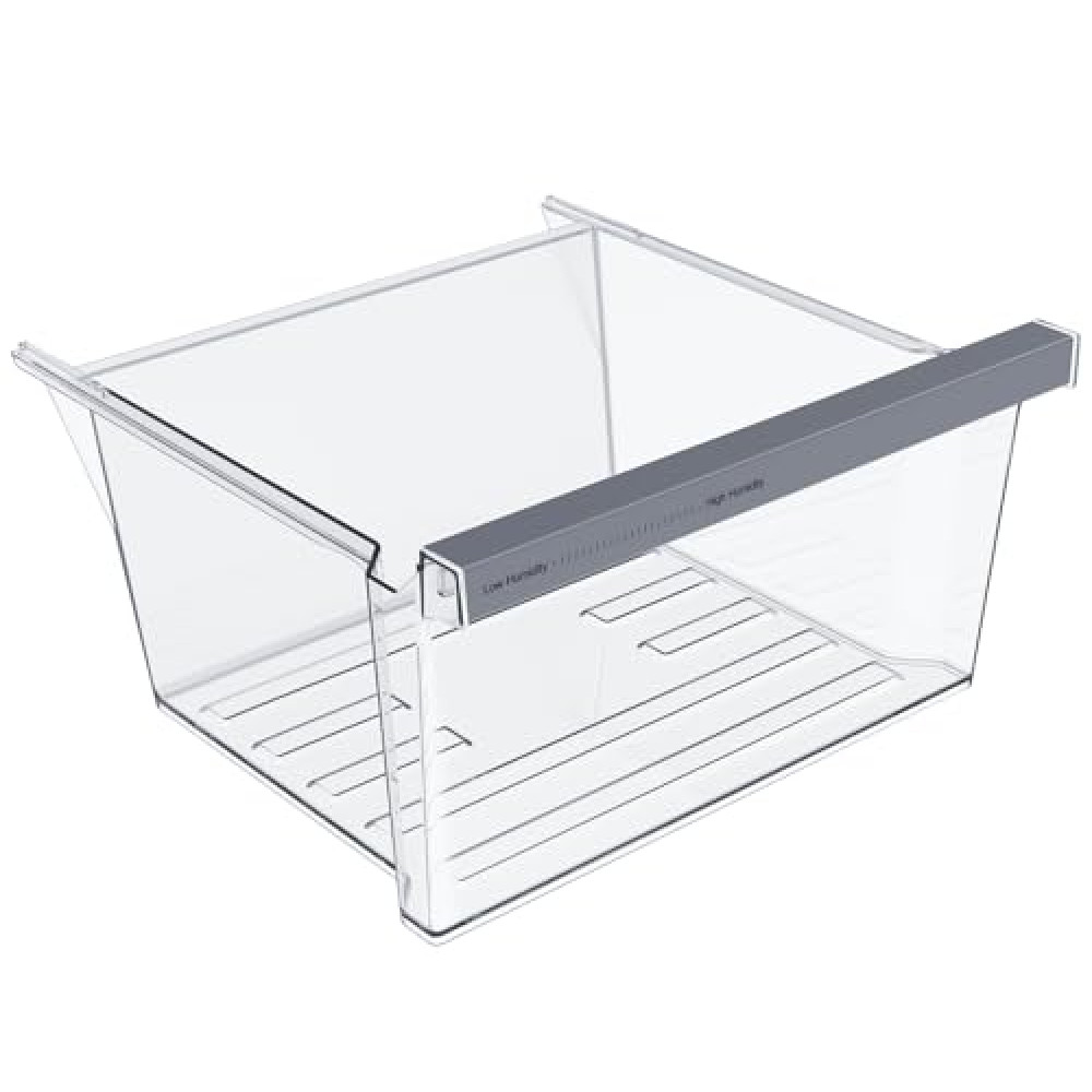UPGRADED W11162443 Refrigerator Crisper Drawer Compatible with Whirlpool Crisper Drawer W11046494 Whirlpool Fridge Drawer W10899435 Maytag Refrigerator Drawer WRS325SDHZ WRS315SDHZ WRS315SDHM Drawer