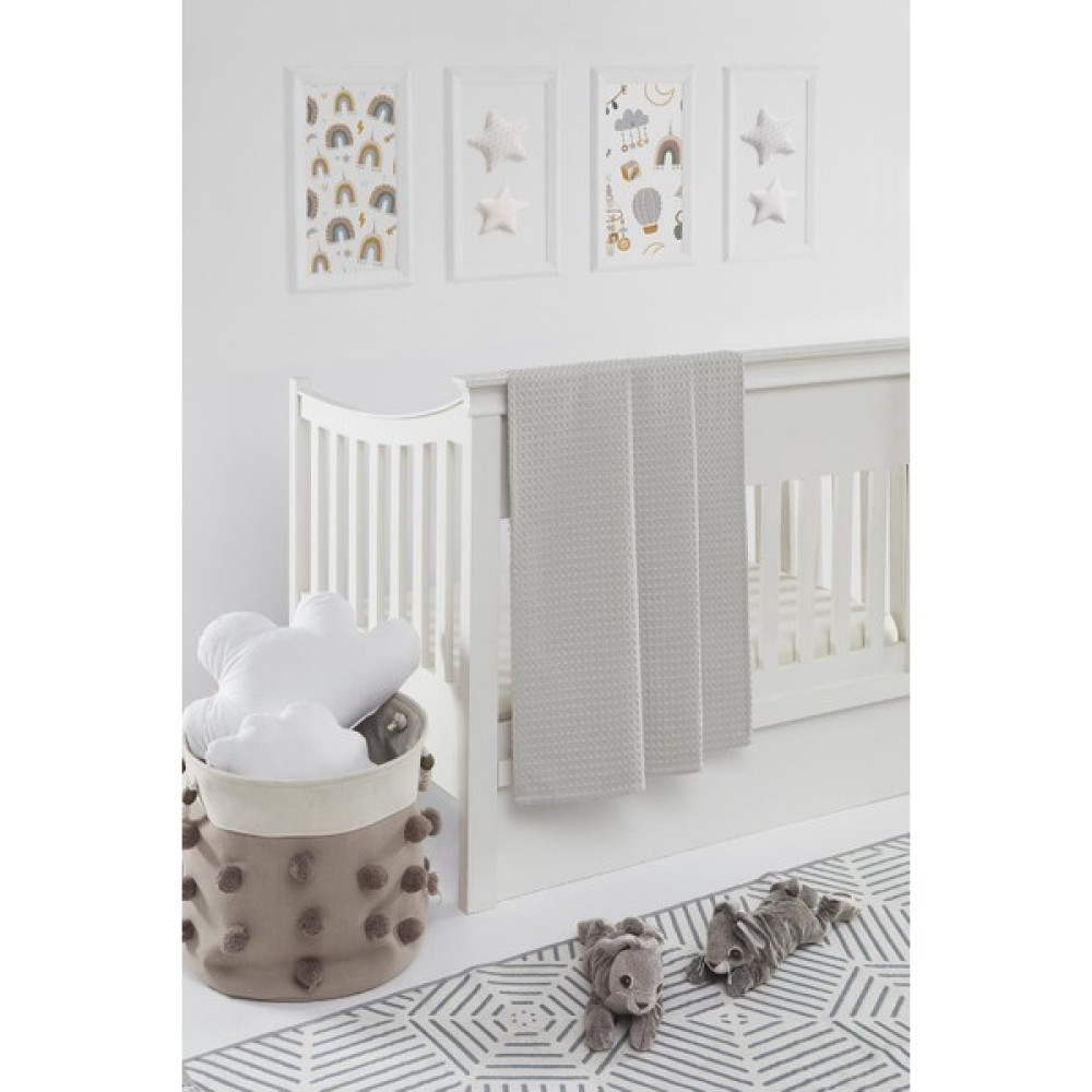 Upline Baby Gri %100 Pamuklu Bebek BATTANIYESI(100X150) Oto Boyaları Fiyatı