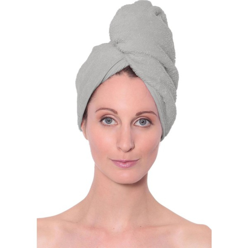Upline Gri Saç Kurutma Bonesi - Havlusu - 23 x 53 cm Banyo Havlusu Fiyatı