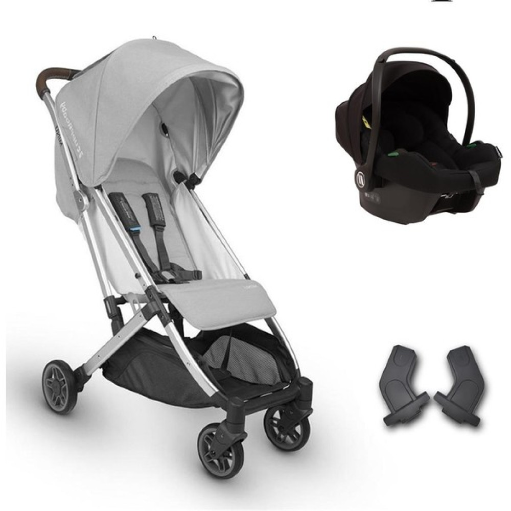 Uppa Baby Uppababy Minu Cosmo Travel Sistem Bebek Arabası Devin - Black - Açık Gri Bebek Arabası ve Pusetler Fiyatı