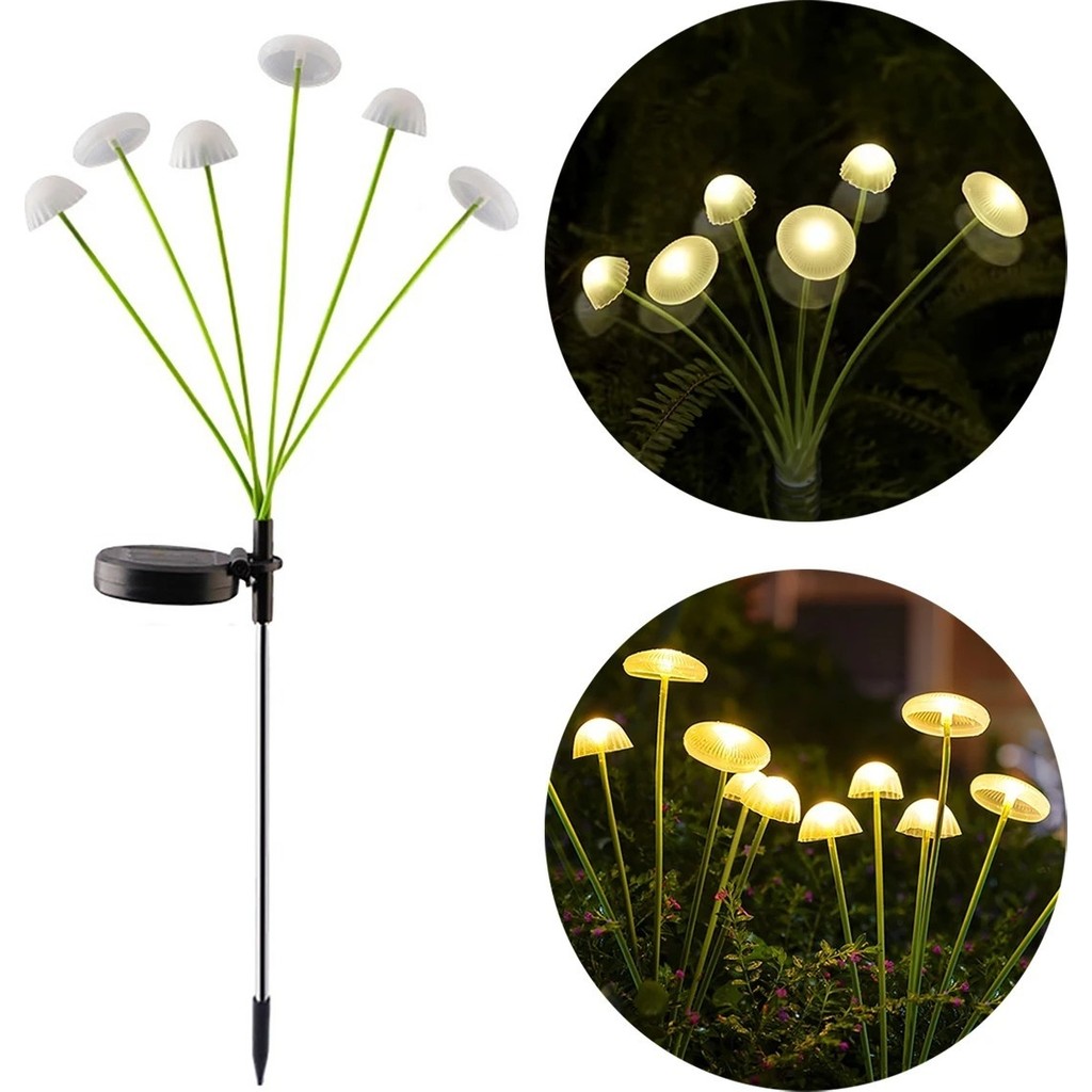 Upway Jellyfish Güneş Enerjili 6 LED Işıklı Dekoratif Bahçe Peyzaj Lambası Diğer Fiyatı