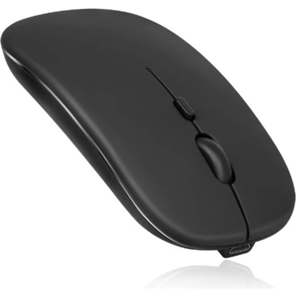 Upway Kablosuz 100MAH Şarjlı Pilli 2.4 Ghz Sessiz Bluetooth Mouse - Siyah Klavye - Mouse Fiyatı