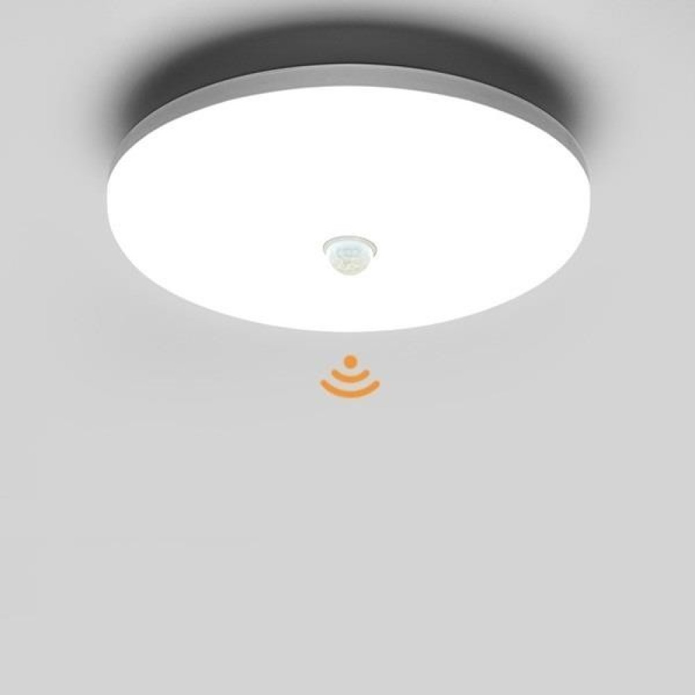 Upway LED Panel Lambası 30 Cm Otomatik Pır Sensörlü 24W Tavan Sıva Üstü Aydınlatma - Beyaz Dış Mekan Aydınlatma Fiyatı