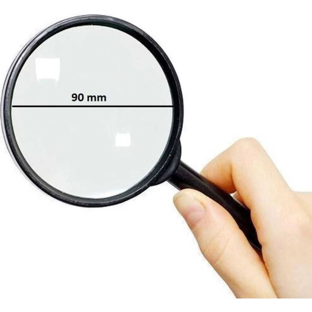 Upx 1009 El Tipi Büyüteç (5 Diopter) Lens Çapı 90 mm - Black - 1 Adet Büyüteç Fiyatı