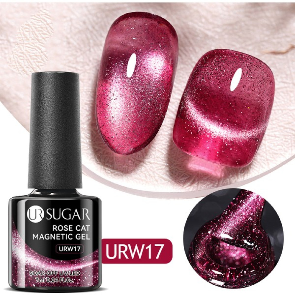 Ur Sugar 7ml Rose Cat Magnetic Uv Nail Gel (Kedi Gözü Kalıcı Oje) - 017 Oje Fiyatı