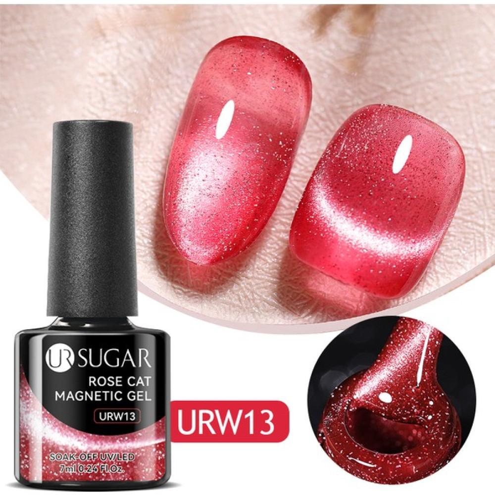 Ur Sugar 7ml Rose Cat Magnetic Uv Nail Gel (Kedi Gözü Kalıcı Oje) - Çok Renkli Oje Fiyatı