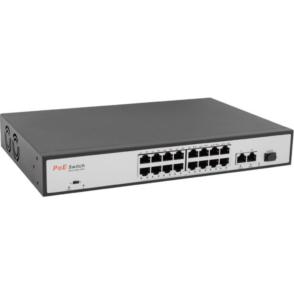 Uranium POE-1621SFP 2xGigabit Uplink 1x Sfp 10/100MBPS 16 Port Poe Switch 246WATT Hub & Switch Fiyatı